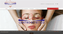 Desktop Screenshot of centrolacorona.com